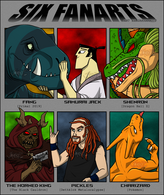 SIX FANARTS SIX FANARTS